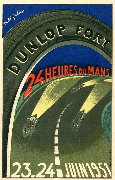 Le Mans 1951 løbsplakat