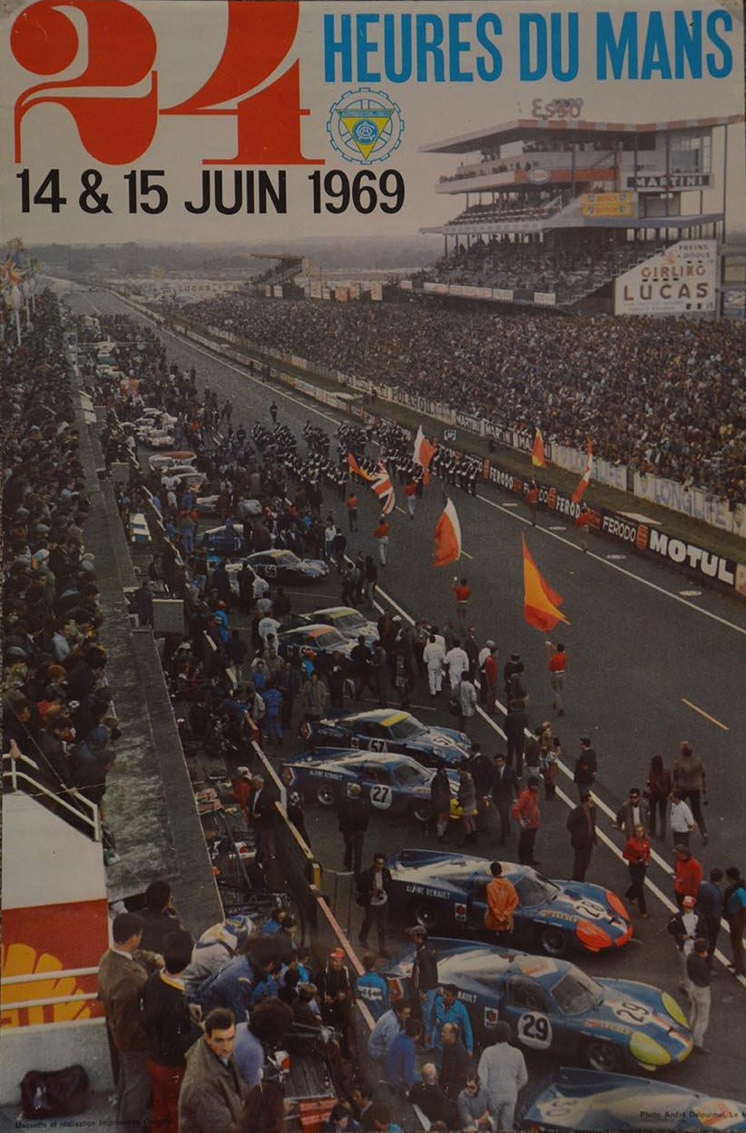 Le Mans 1969 løbsplakat