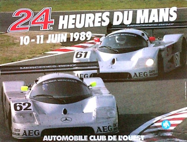 Le Mans 1989 løbsplakat