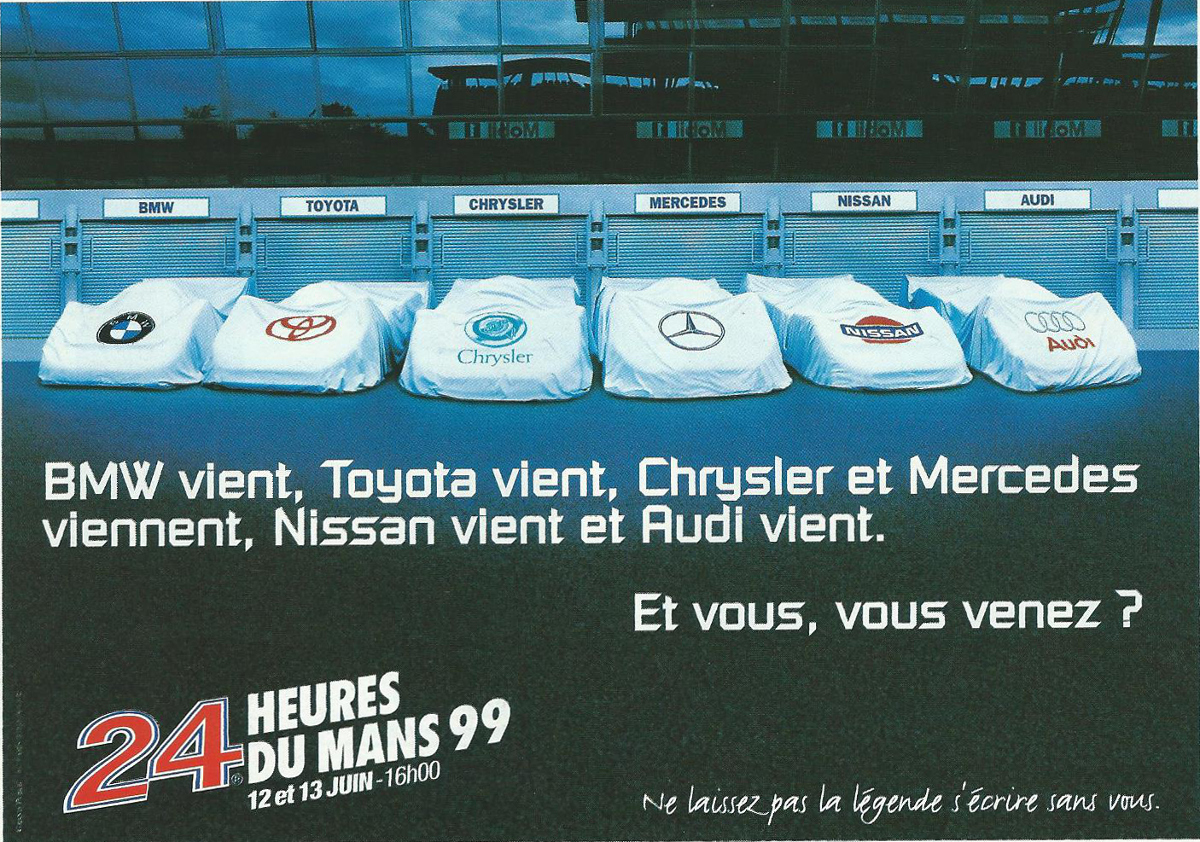 Le Mans 1999 løbsplakat