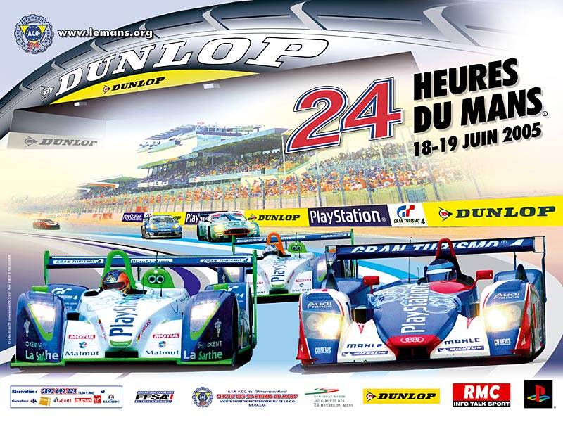 Le Mans 2005 race poster