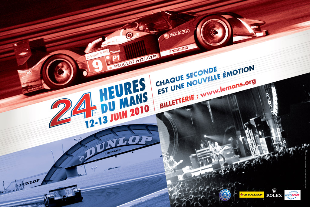 Le Mans 2010 løbsplakat