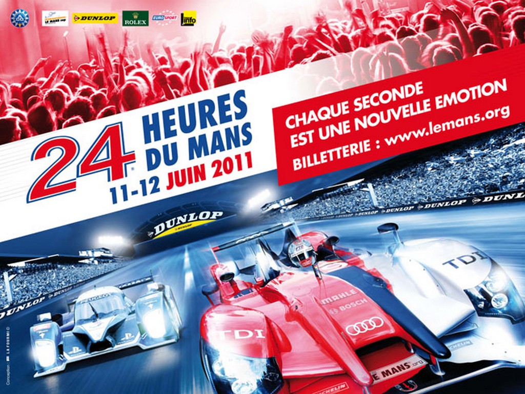 Le Mans 2011 løbsplakat