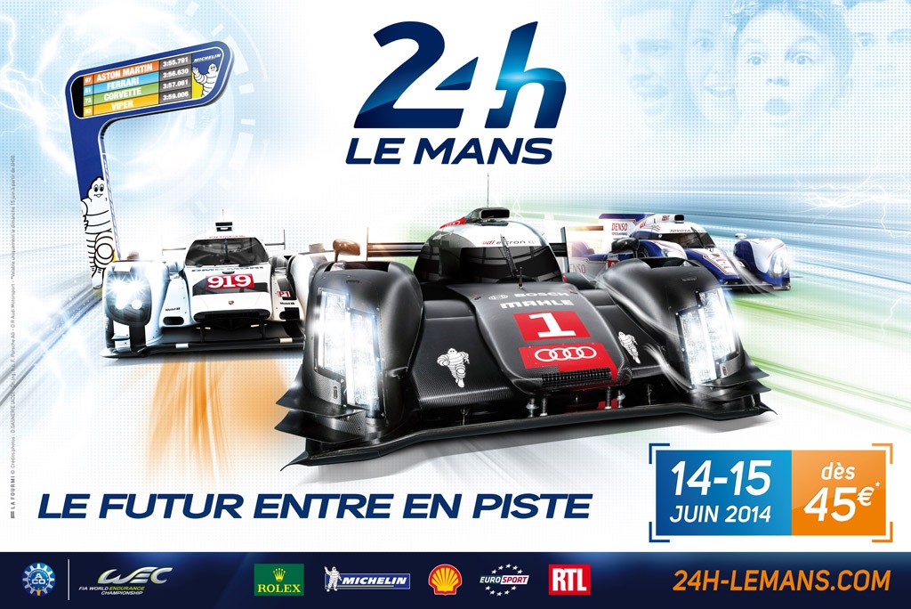 Le Mans 2014 løbsplakat