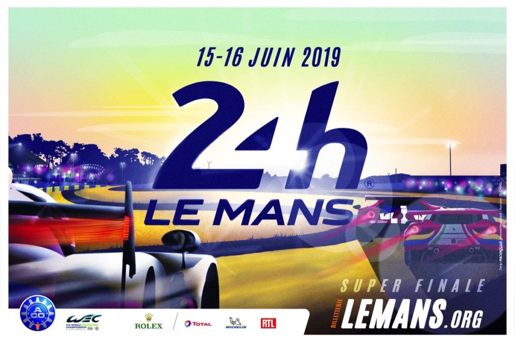 Le Mans 2019 løbsplakat