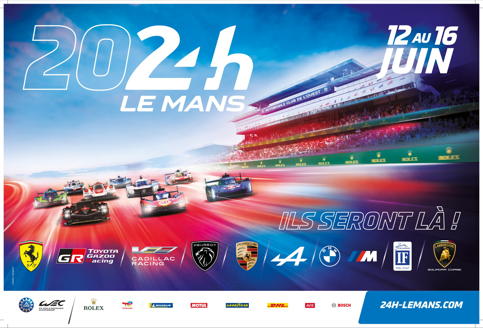 Le Mans 2024 løbsplakat